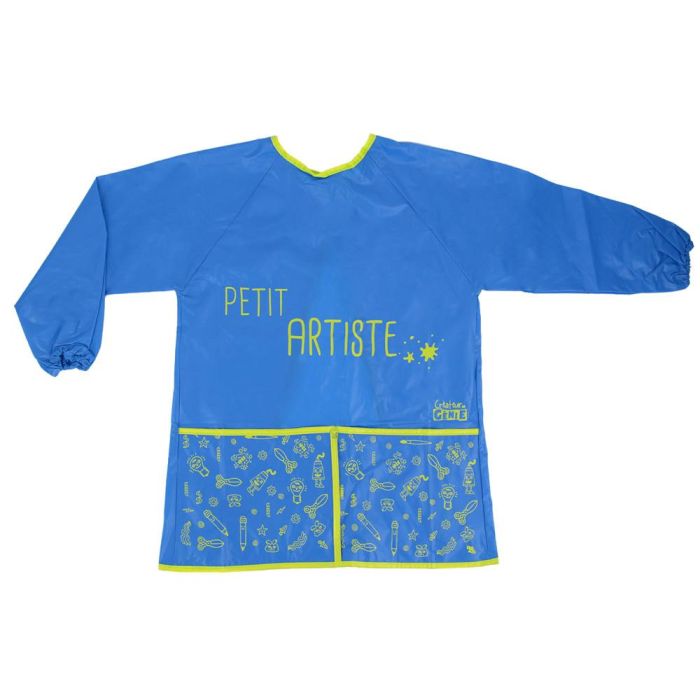 Createur de Genie Delantal Niños con Mangas y Bolsillos para Pintura o Cocina, Tallas 3-8 Años, PVC, 43x54 cm 4 Createur de Genie Delantal Niños con Mangas y Bolsillos para Pintura o Cocina, Tallas 3-8 Años, PVC, 43x54 cm 4