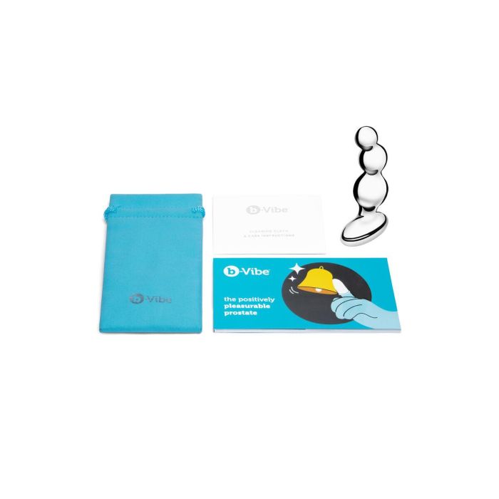 Plug Anal B-Vibe Plateado 4 Plug Anal B-Vibe Plateado 4