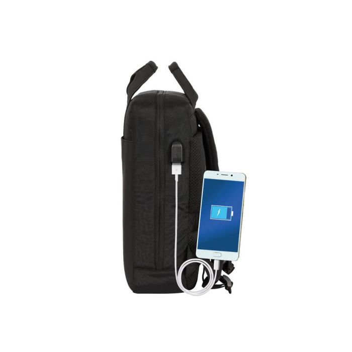 Cartera Escolar Safta Business Black-Blue-Grey Mochila Para Portatil 13,3-'+Usb 290x110x390 mm 2