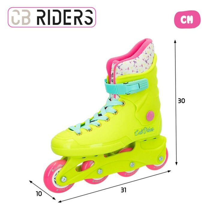 Patines en Línea Colorbaby Amarillo 36-37 (4 Unidades) 3