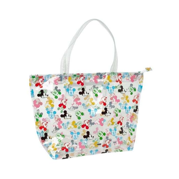 Bolso Mujer Minnie Mouse Beach Transparente