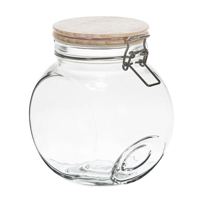 Cook Concept Bote Cristal 1,7 L con Tapa Madera Cierre Mecánico y Doble Base Ideal Cocina Decorativa 2 Cook Concept Bote Cristal 1,7 L con Tapa Madera Cierre Mecánico y Doble Base Ideal Cocina Decorativa 2