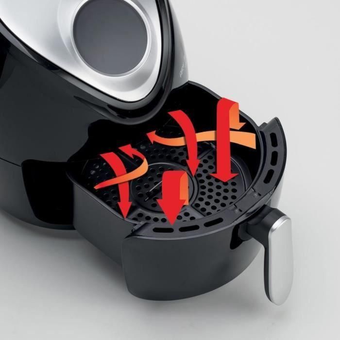 Freidora de Aire Ariete 4616/00 Negra - 7 Programas Predefinidos, LCD Táctil, 80% Menos Grasa 1 Freidora de Aire Ariete 4616/00 Negra - 7 Programas Predefinidos, LCD Táctil, 80% Menos Grasa 1