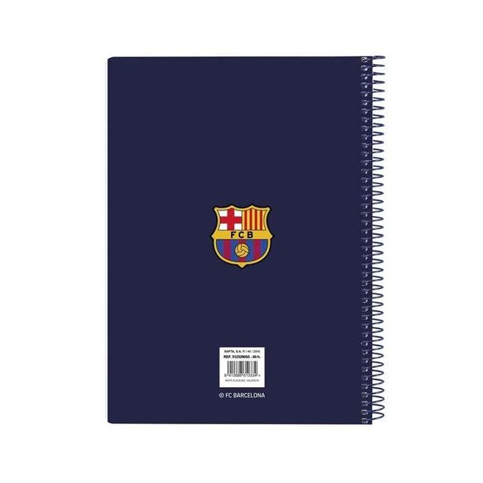 Safta Cuaderno Espiral Cuarto 80 Hojas 60 gr Cuadriculado 4mm Tapa Extradura F.C. Barcelona 1ª Equipación 25/26 1 Safta Cuaderno Espiral Cuarto 80 Hojas 60 gr Cuadriculado 4mm Tapa Extradura F.C. Barcelona 1ª Equipación 25/26 1