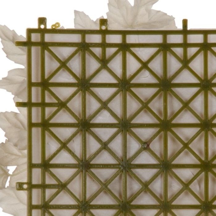 Panel Floral Blanco Pvc Jardín 30 X 30 cm