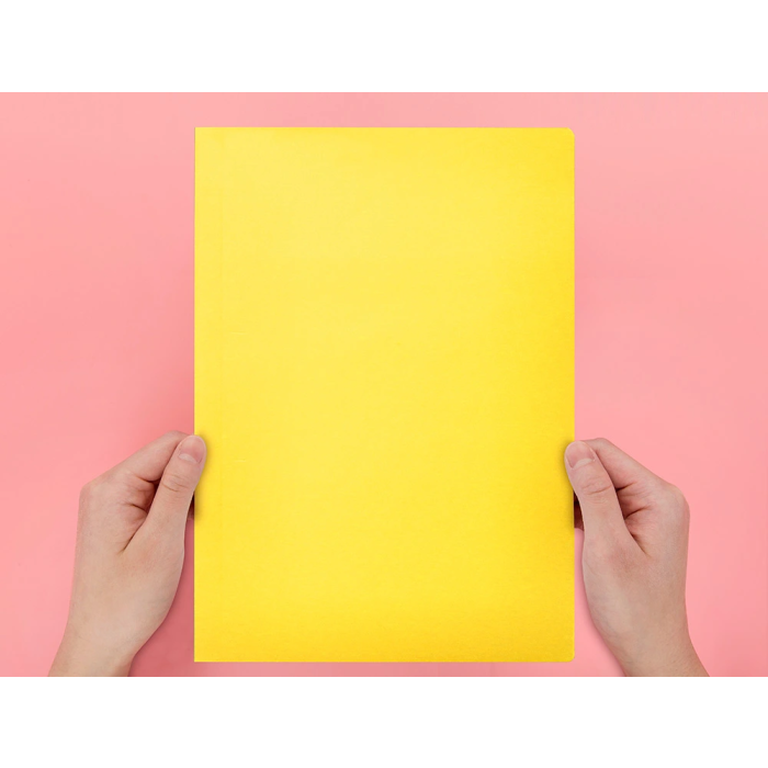 Liderpapel Subcarpeta Din A4 Amarillo Intenso 180g/m2 8