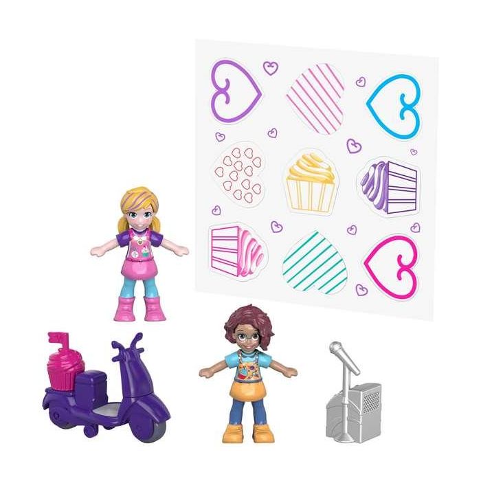 Polly Pocket HRD35 Caja Compacta Mini Muñeca, Temática Oso Fresa 1 Polly Pocket HRD35 Caja Compacta Mini Muñeca, Temática Oso Fresa 1