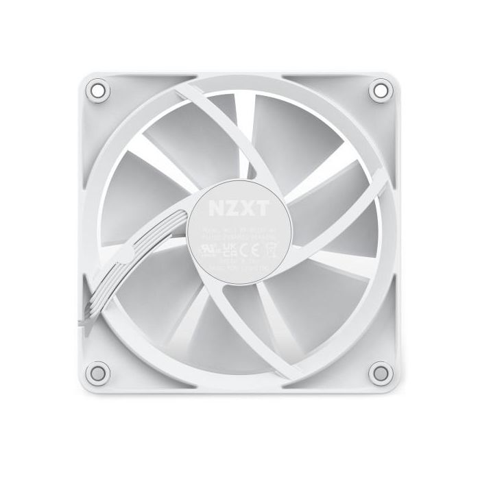 NZXT F120 RGB Carcasa del ordenador Ventilador 12 cm Blanco 1 pieza(s)