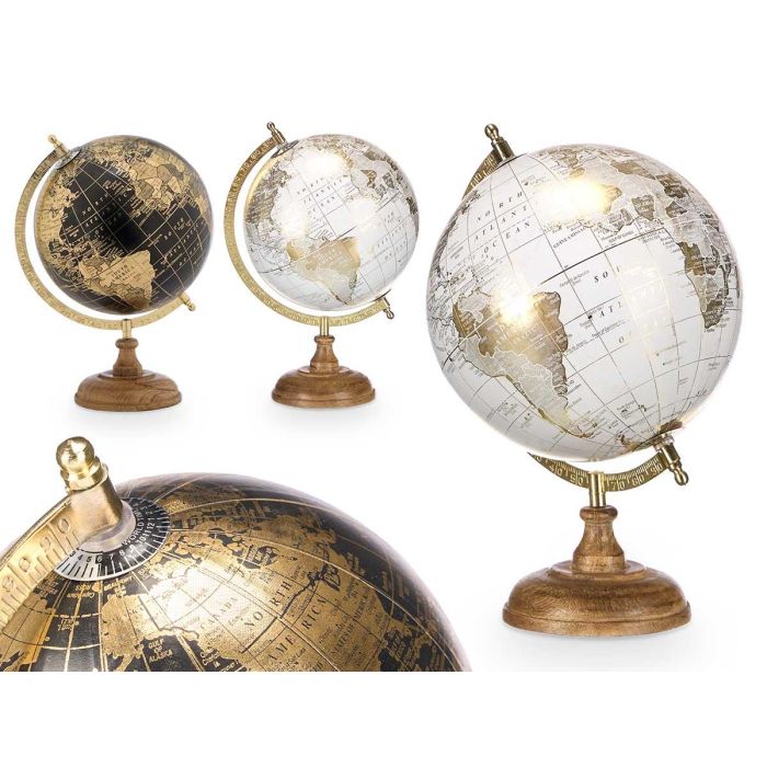 Globo Terraqueo 20Cm Surtidos Oro Giftdecor (6 Unidades) Globo Terraqueo 20Cm Surtidos Oro Giftdecor (6 Unidades)