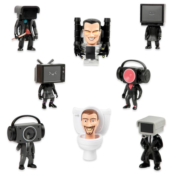 Toy Partner 1310 Figuras Skibidi Toilet Mystery S1 Serie Coleccionable, Personajes Sorpresa Surtidos de Vídeos Virales, Edad +3 Años 1 Toy Partner 1310 Figuras Skibidi Toilet Mystery S1 Serie Coleccionable, Personajes Sorpresa Surtidos de Vídeos Virales, Edad +3 Años 1
