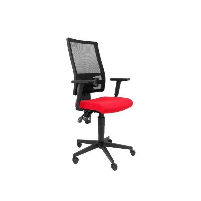 Silla Piqueras Y Crespo Povedilla Brazos Regulables Mecanismo Contacto Permanente De Doble Maneta Y Altura Ajustable Ruedas Autofrenantes Asiento Tapizado Bali Rojo