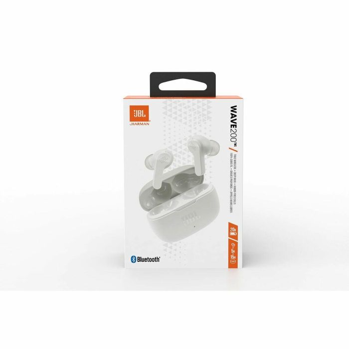 Auriculares Bluetooth con Micrófono JBL JBLW200TWSWHT Blanco 15 Auriculares Bluetooth con Micrófono JBL JBLW200TWSWHT Blanco 15