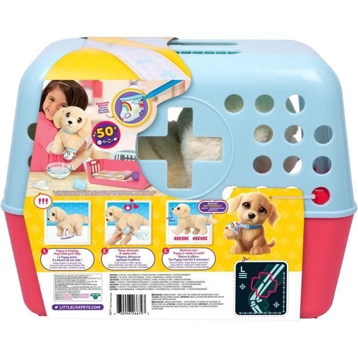 Little Live Pets LIT0630996266793 Peluche Mi Perro Ouchies - Juguete Interactivo para Niños a partir de 5 años 2