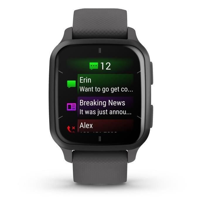 Garmin Connected Watch Venu SQ 2 Gray con pulsera negra 3 Garmin Connected Watch Venu SQ 2 Gray con pulsera negra 3