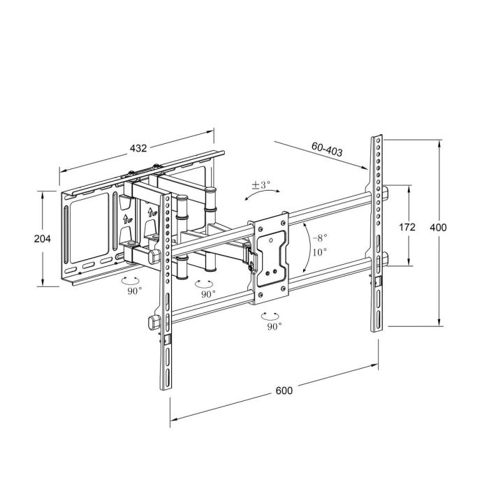 Soporte TV TM Electron 45 kg 3 Soporte TV TM Electron 45 kg 3