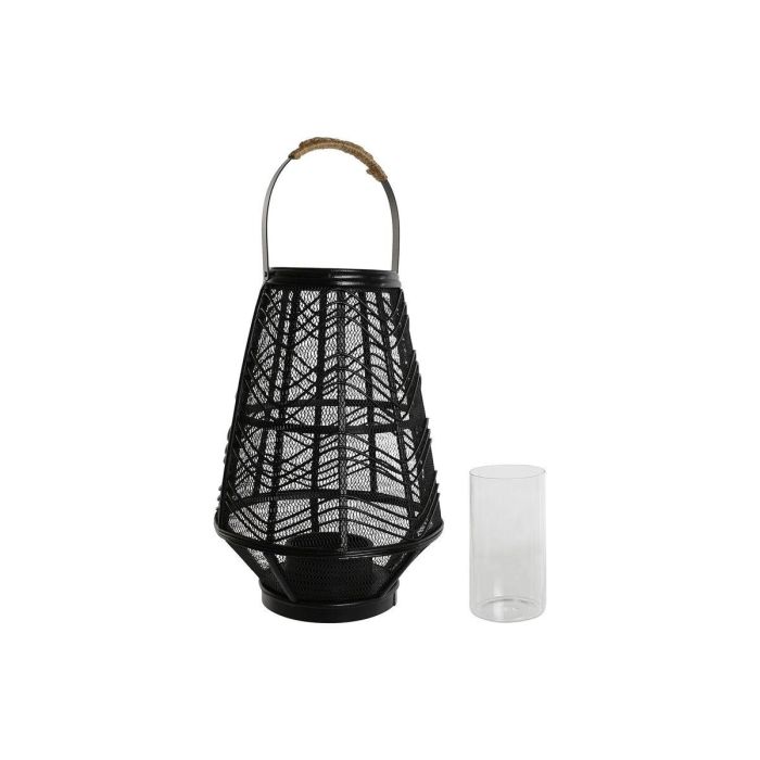 Portavela Colonial DKD Home Decor Negro 27.5 x 40 x 27.5 cm 2