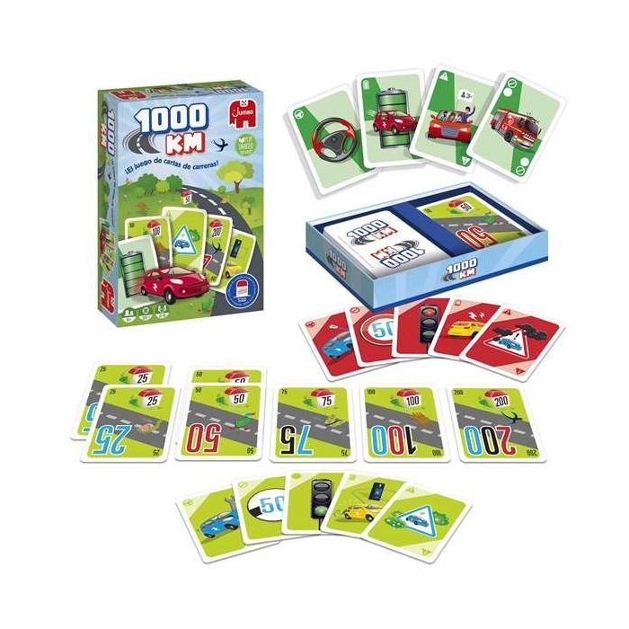 Juego de cartas 1000 km. ¡se el primero en llegar a la meta de los 1000 km! 2 Juego de cartas 1000 km. ¡se el primero en llegar a la meta de los 1000 km! 2