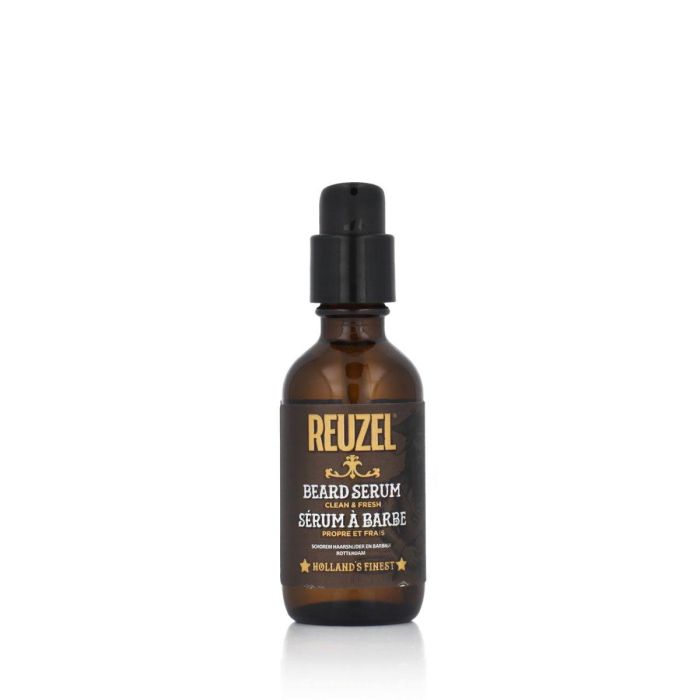 Reuzel Beard Serum Clean & Fresh 50 ml - Aceite Ligero para Barba Suave y Manejable