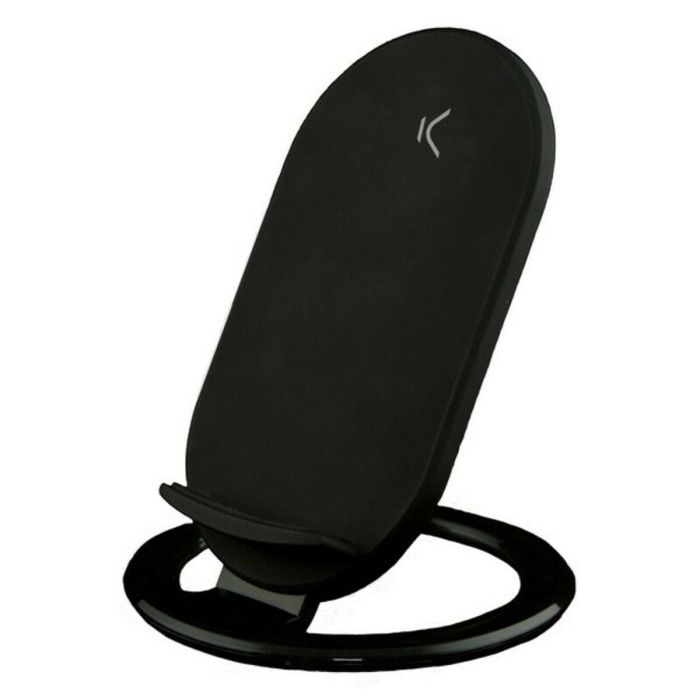 Cargador Inalámbrico para Smartphones Qi KSIX Negro Cargador Inalámbrico para Smartphones Qi KSIX Negro