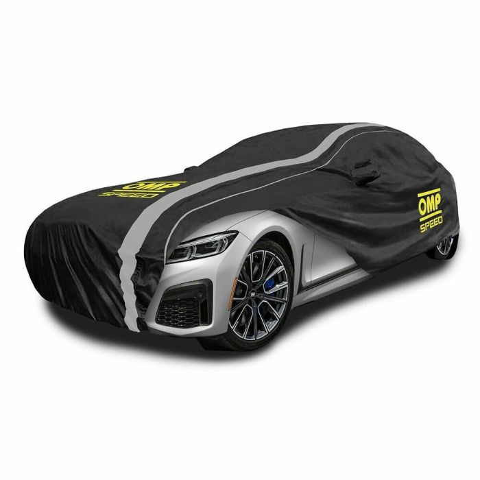 Omp Speed Funda Cubre Coche Exterior-Interior, Impermeable, 3 Capas, Talla XL, 533 X 178 X 120 cm OMPS18011019