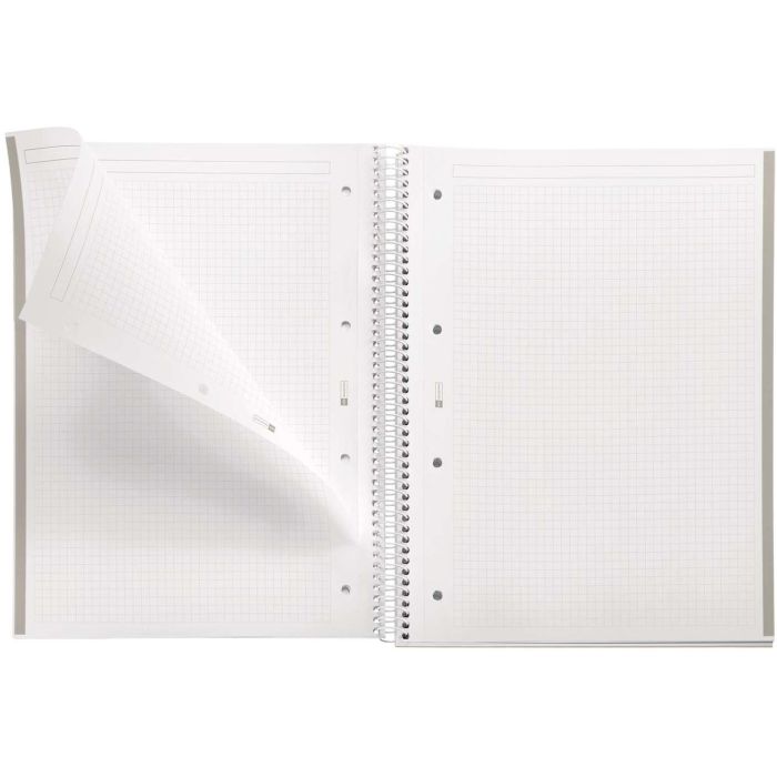 Miquelrius Cuaderno espiral Emotions A4, tapa forrada, 80 hojas 90g/m², cuadro 5 mm, microperforado 1 Miquelrius Cuaderno espiral Emotions A4, tapa forrada, 80 hojas 90g/m², cuadro 5 mm, microperforado 1