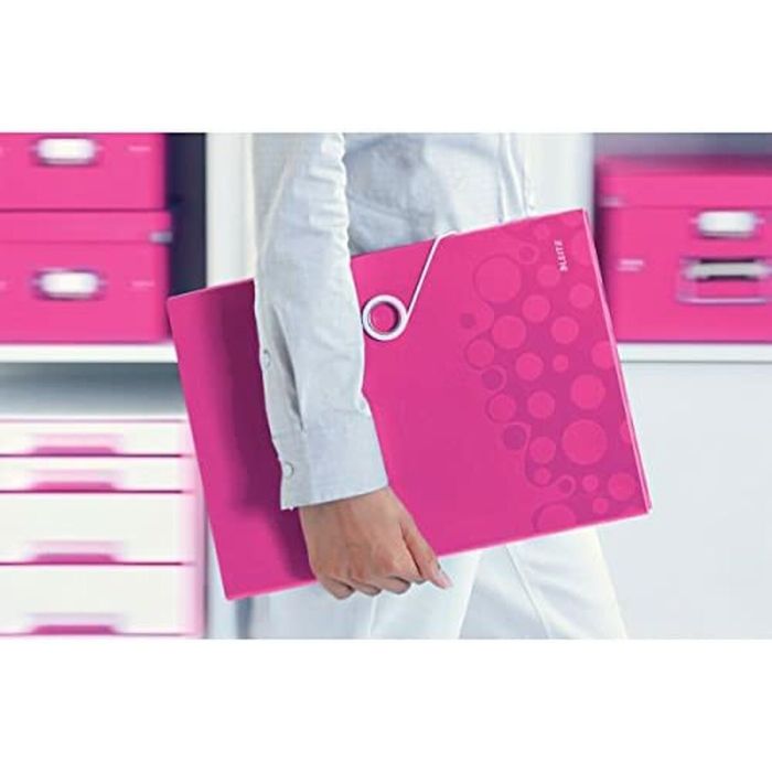 Portadocumentos Leitz WOW Fucsia A4 (5 Unidades) 1