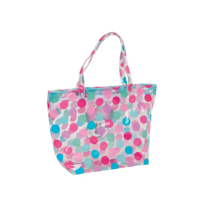 Bolsa de Compras Minnie Mouse Beach Multicolor Transparente 54 x 35 x 17 cm 1
