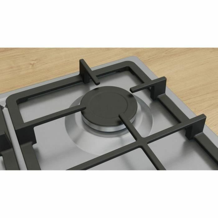 Placa de gas - BOSCH Serie 4 - 4 fuegos - 52 x 58,2 x 4,5 cm - PGP6B5K90 - Acero inoxidable 2 Placa de gas - BOSCH Serie 4 - 4 fuegos - 52 x 58,2 x 4,5 cm - PGP6B5K90 - Acero inoxidable 2