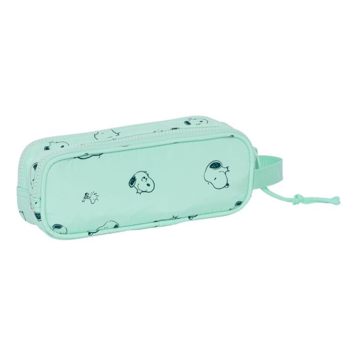 Portatodo Doble Snoopy Groovy Verde 21 x 8 x 6 cm 2