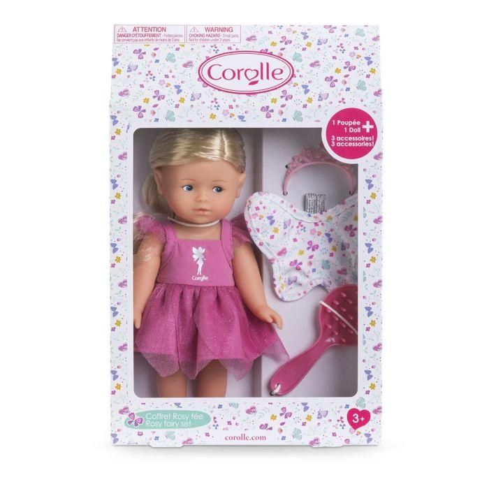 Mini Corolline Box Set - Corolle - Rosy Fée - Muñeca de vinilo - Vestido de hada - Alas de mariposa 1 Mini Corolline Box Set - Corolle - Rosy Fée - Muñeca de vinilo - Vestido de hada - Alas de mariposa 1