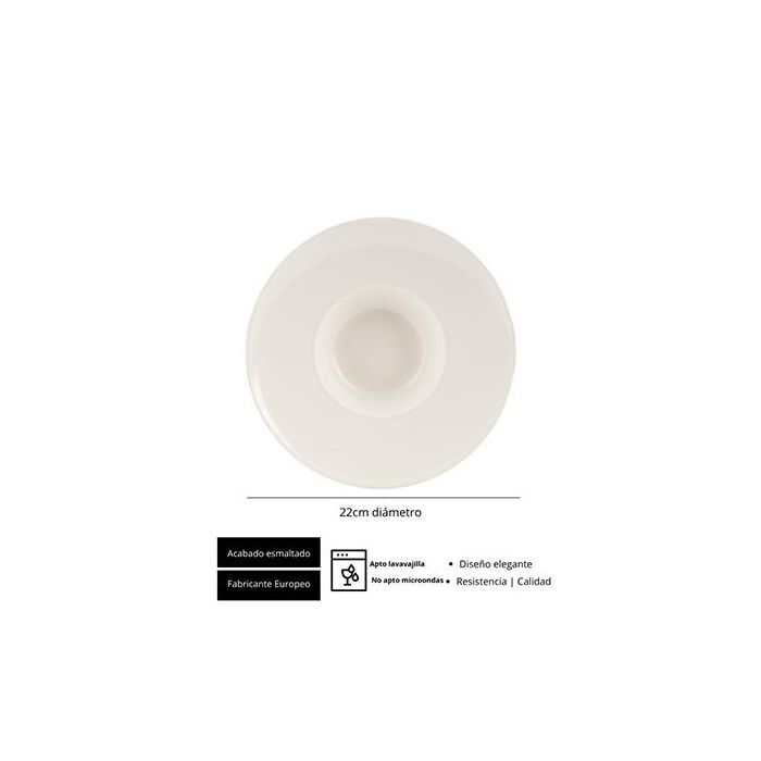 Noubon Gourmet Plato Hondo 22 Cm (6 Unidades) 1 Noubon Gourmet Plato Hondo 22 Cm (6 Unidades) 1