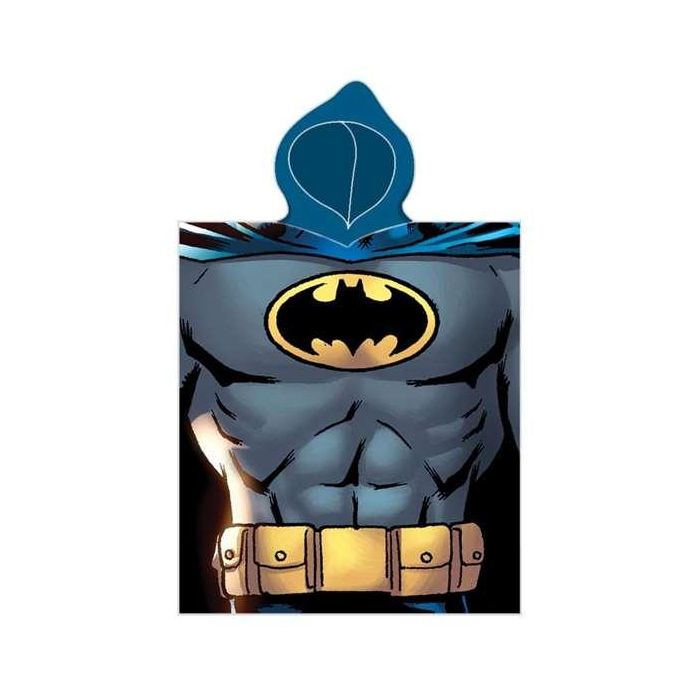 Poncho de microfibra batman "hero" 50x100cm Poncho de microfibra batman "hero" 50x100cm