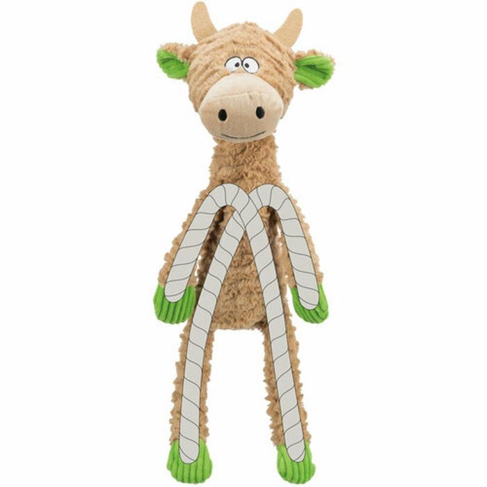 Peluche para perros Trixie Poliéster Felpa Algodón Vaca 50 cm 1