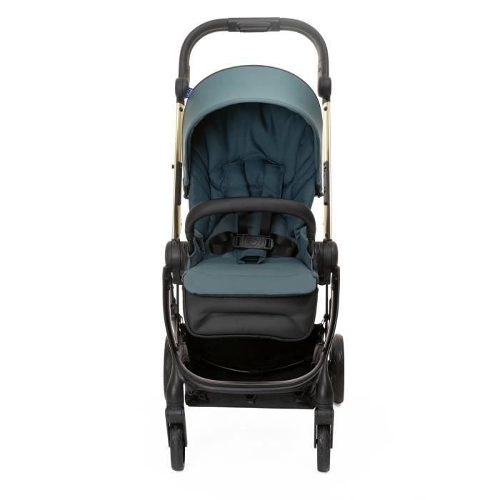 Cochecito urbano - CHICCO - One4Ever Green Gem - Hamaca reversible - Ruedas grandes - Peso 7,9 kg 2 Cochecito urbano - CHICCO - One4Ever Green Gem - Hamaca reversible - Ruedas grandes - Peso 7,9 kg 2