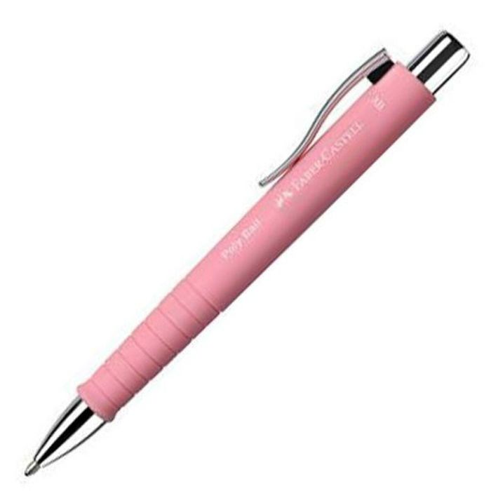 Bolígrafo Faber-Castell Poly Ball XB Rosa (5 Unidades) 1 Bolígrafo Faber-Castell Poly Ball XB Rosa (5 Unidades) 1