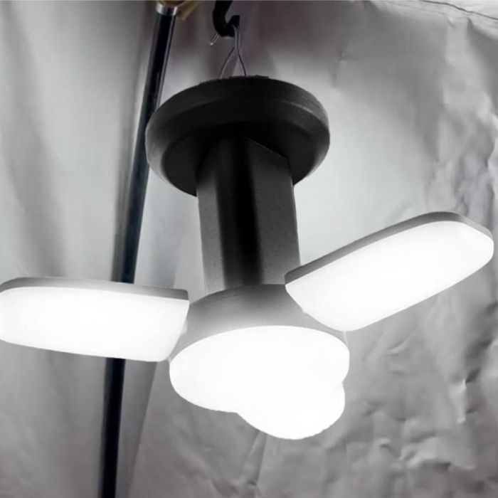 Edm Lámpara Plegable de Camping Nomad Light Recargable 6W 500 Lm Batería Portátil 6