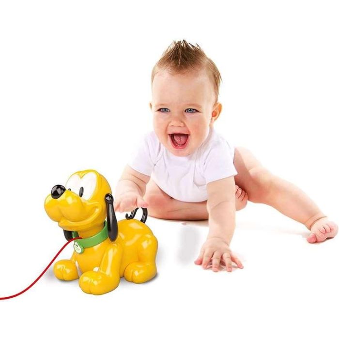 Clementoni Arrastre Baby Pluto Mueve las Patas y la Cabeza 21x19x13 cm 1