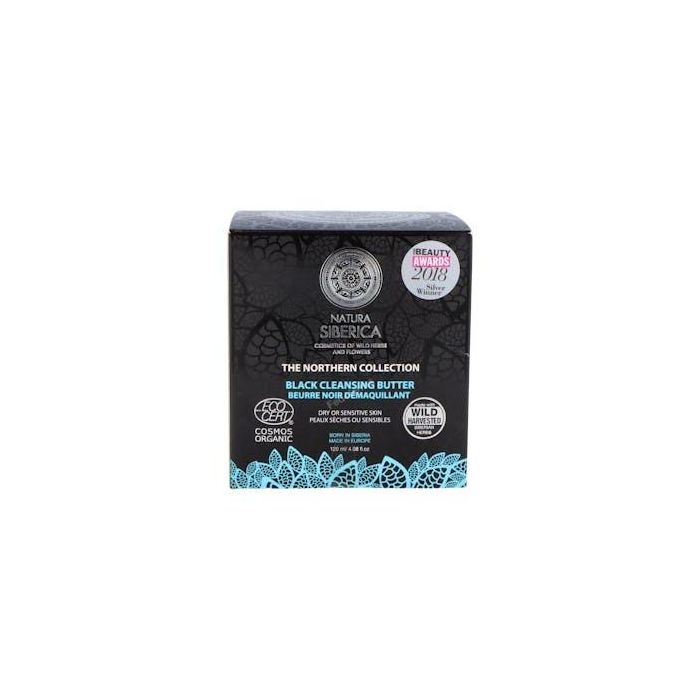 NATURA SIBERICA Northern Manteca Negra Limpiadora 120ml para Pieles Secas o Sensibles - Limpia, Nutre y Protege