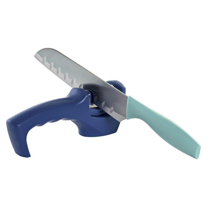 Cuchillo Basicos DKD Home Decor Azul 2 x 19 x 3 cm Set de 6 2