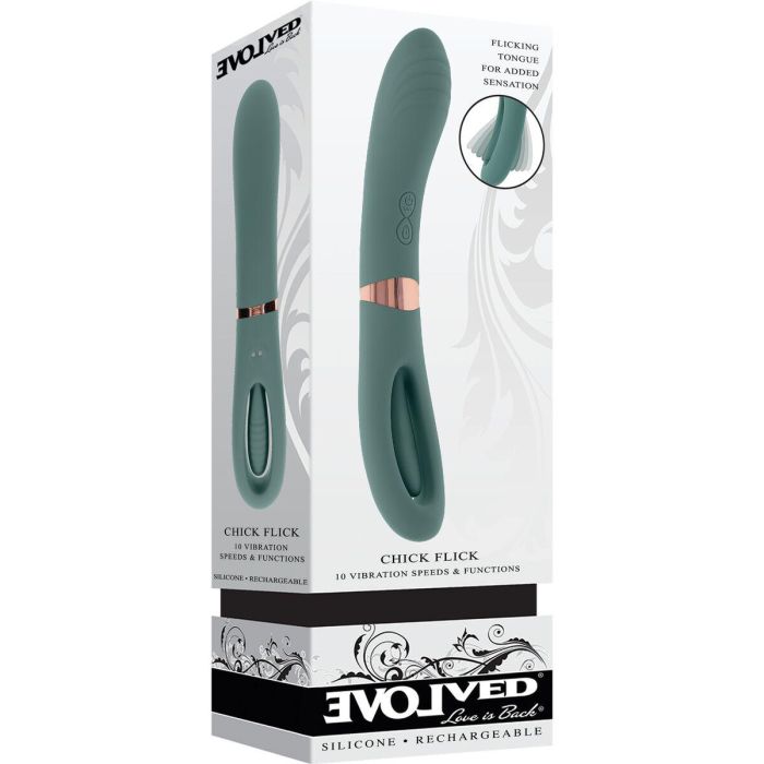 Vibrador Punto G Evolved Verde 1 Vibrador Punto G Evolved Verde 1
