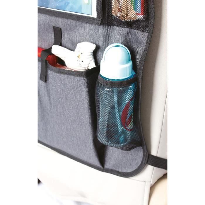 Tineo Organizador de Asiento Trasero de Automóvil Universal para Bebés, con Bolsillo para Tablet Táctil y Amplio Almacenamiento, Fácil Instalación 1