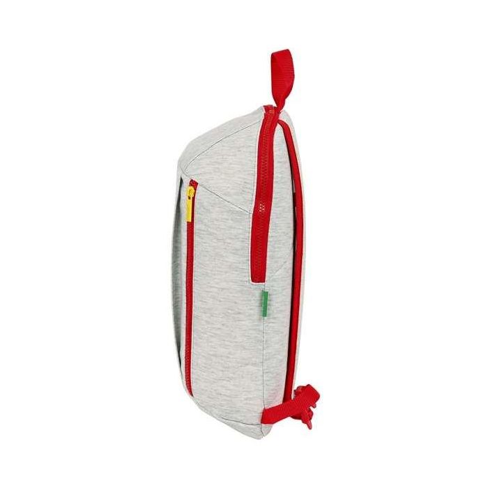 Mochila Casual Benetton Pop Gris 10 L 2 Mochila Casual Benetton Pop Gris 10 L 2