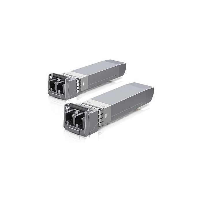 Ubiquiti UACC-OM-MM-10G-D Módulo SFP+ Multimodo 10G 850nm 2xLC 300m para Fiber - Pack de 2 Ubiquiti UACC-OM-MM-10G-D Módulo SFP+ Multimodo 10G 850nm 2xLC 300m para Fiber - Pack de 2