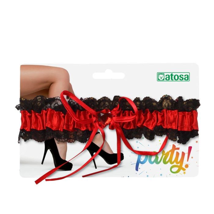 Accesorio Liga Rojo Carnaval Mujer Adulto 1