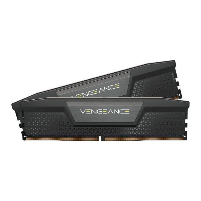 Ram - Corsair Vegeance RGB DDR5 - 32GB 2x16GB DIMM - 6000MHz - Sin serpenteo, 40-40-40-77, STD PMIC, XMP 3.0, Negro Sprederier 1