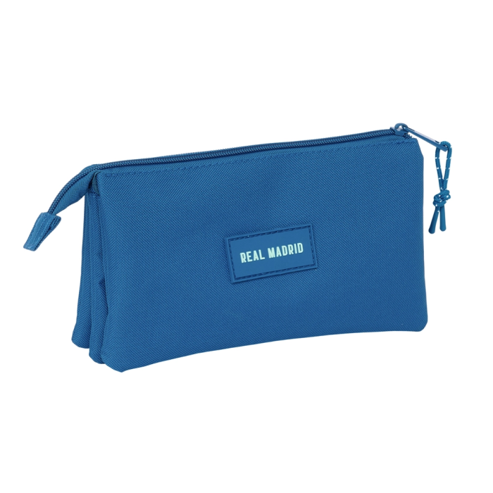 Safta Portatodo Triple Real Madrid Chica Azul 22x12x3 cm 1