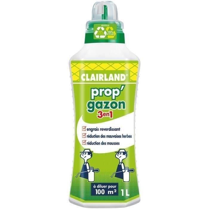 CLAIRLAND Prop'Gazon Fertilizante 3 en 1 concentrado - 1 L