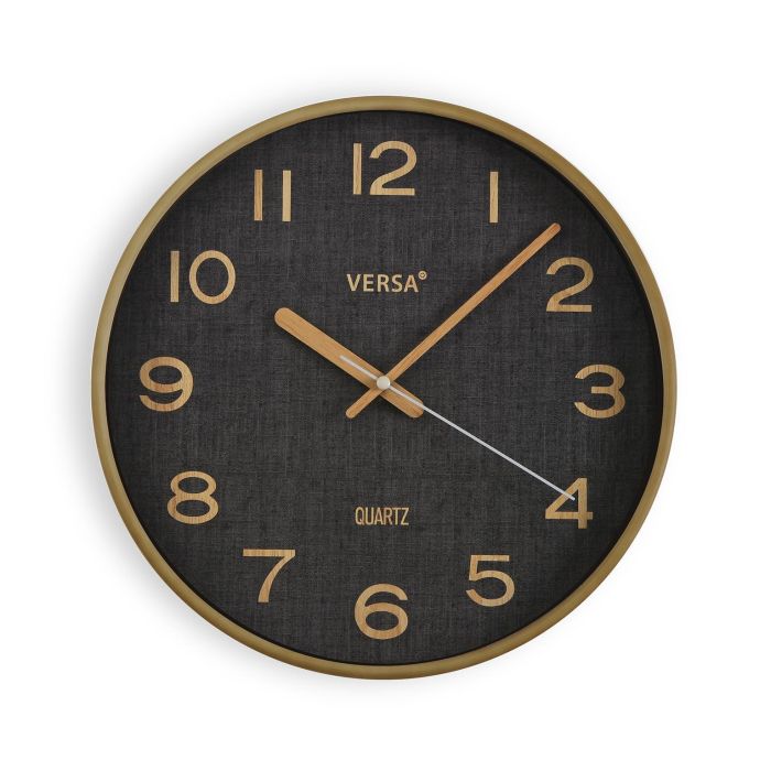 Reloj de Pared Versa 30 cm, Plástico, Movimiento Silencioso (2 Unidades) Reloj de Pared Versa 30 cm, Plástico, Movimiento Silencioso (2 Unidades)