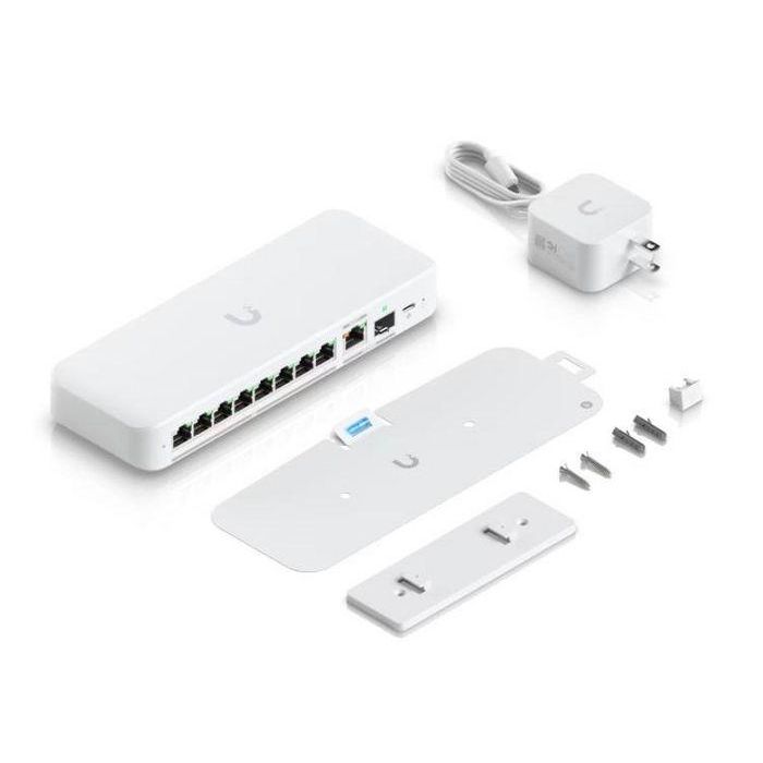 Ubiquiti UniFi Flex UFL-2.5G Switch Gestionado L2 8x 2.5G Ethernet Montaje Pared/Escritorio Blanco 5