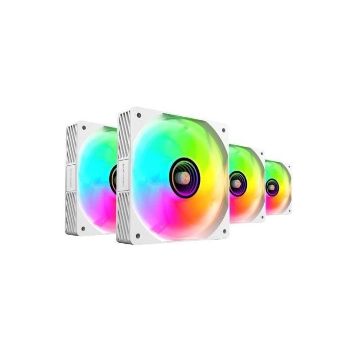 Pack 4 Ventiladores Mars Gaming MF-SI4KIT/ 12cm + HUB + Mando a Distancia/ ARGB/ Blancos 1 Pack 4 Ventiladores Mars Gaming MF-SI4KIT/ 12cm + HUB + Mando a Distancia/ ARGB/ Blancos 1
